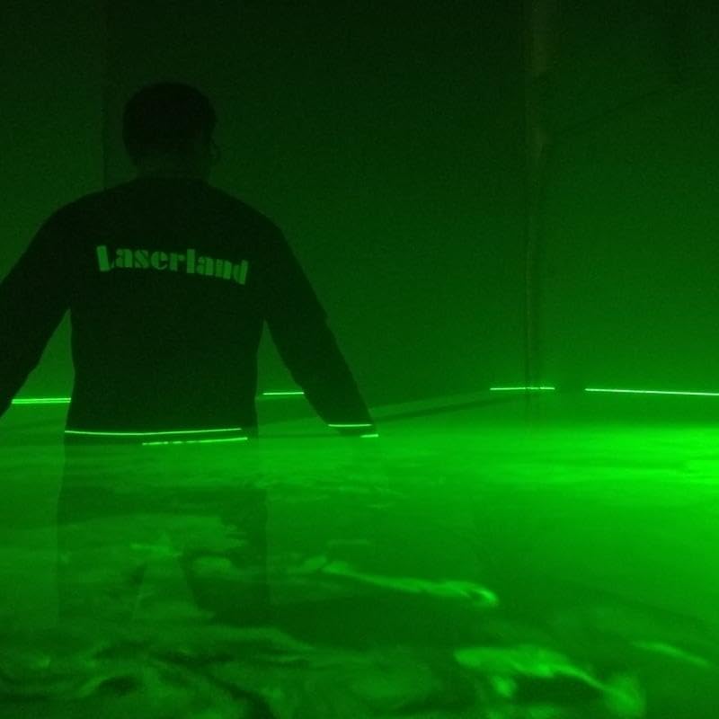 Laserlands 532nm Focusable Green Generator Line Module for Halloween Scary House Laser Swamp Laser Pond Haunted House Garden Yard Decoration NOT for Alignment (Class IIIr 12V with Adapter and Mount) - Image 2